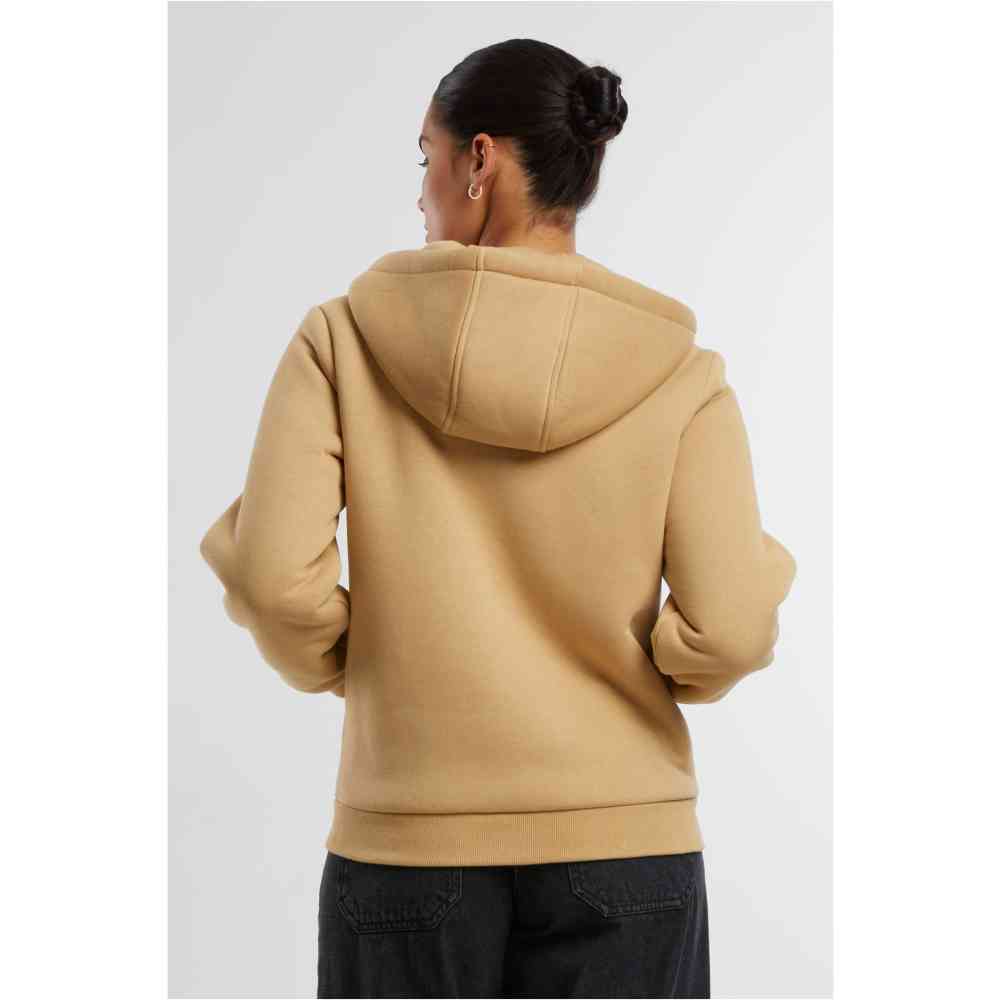 Urban Classics - Bonded Sherpa Veste zip à capuche - Beige